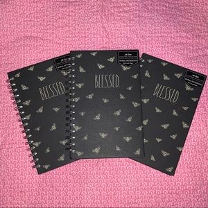 Rae Dunn blessed bee 3 set spiral notebooks
